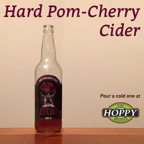 The Hoppy Brewer_Hard_Pom_Cherry_Cider_on_tap_